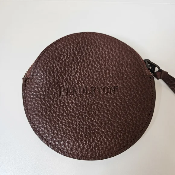 NWOT Pendleton Trail Wyeth Dome Purse & Coin Purse - Leather & Wool - Picture 8 of 15